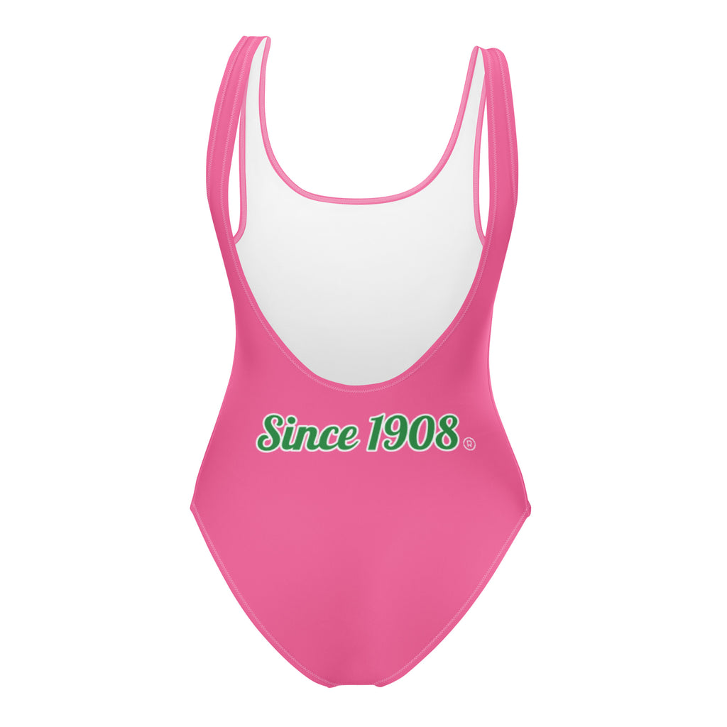 Pretty Since 1908 One-Piece Swimsuit - My Greek Boutique