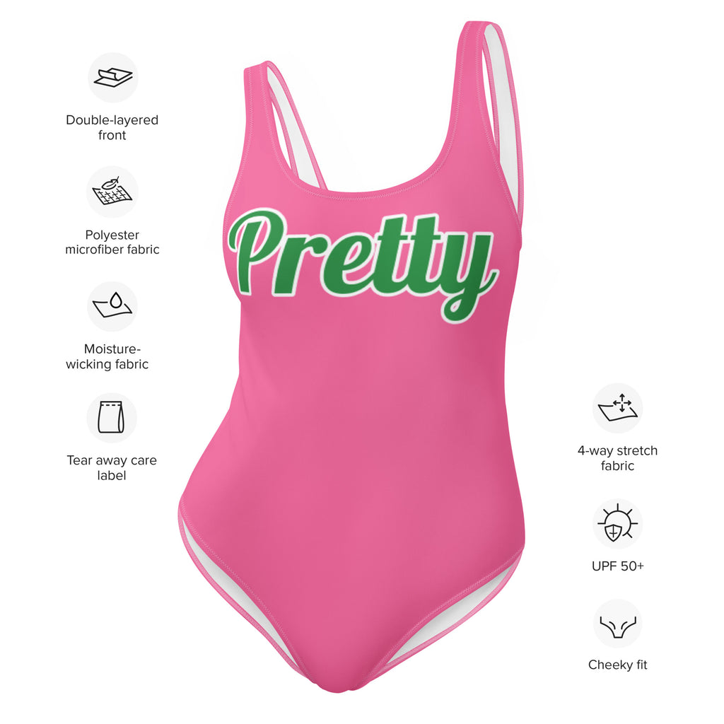 Pretty Since 1908 One-Piece Swimsuit - My Greek Boutique