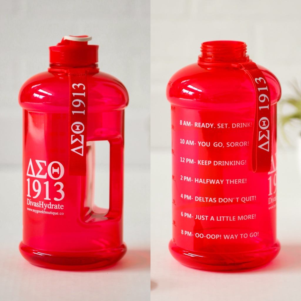 ΔΣΘ 1913 Motivational Water Bottle - My Greek Boutique