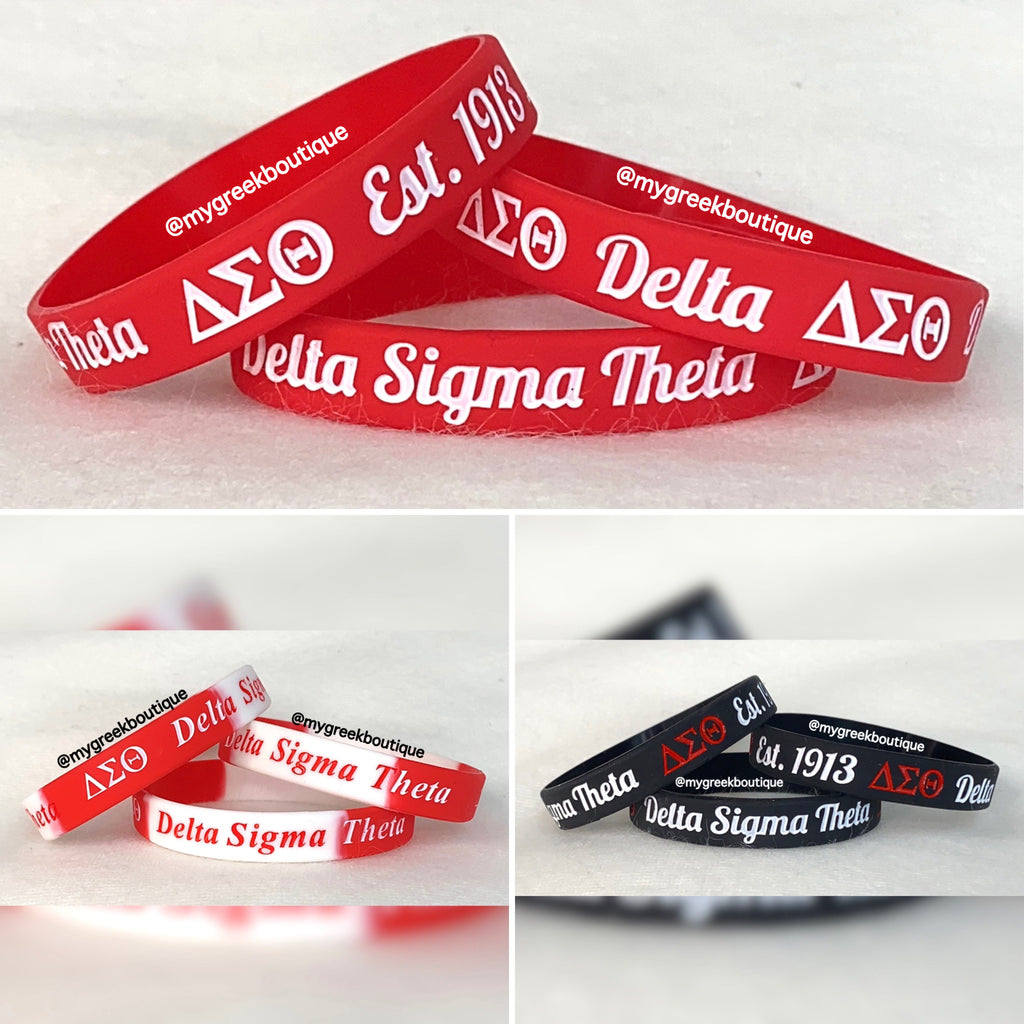 Delta Silicone Bracelets - My Greek Boutique