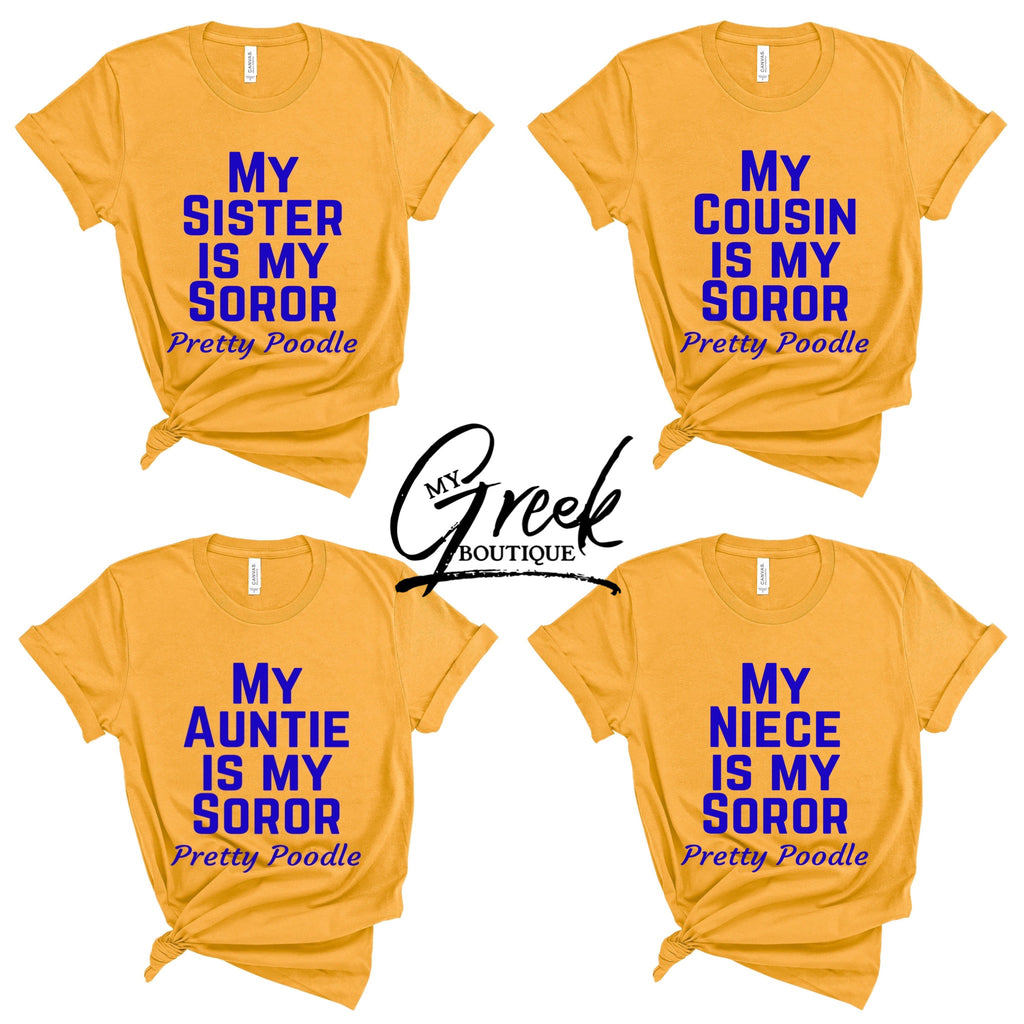 (9 options) Pretty Poodle Legacy T-Shirts - My Greek Boutique