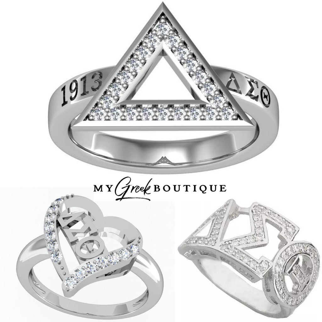 Delta Sorority Rings - My Greek Boutique