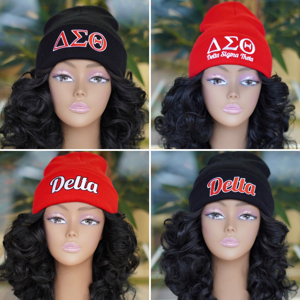 Delta Beanies - My Greek Boutique