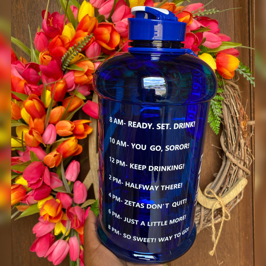 ΖΦΒ 1920 Motivational Water Bottle - My Greek Boutique