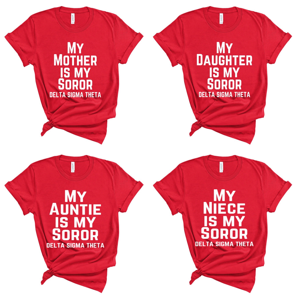 (8 options) Delta Legacy Soror T-Shirts - My Greek Boutique