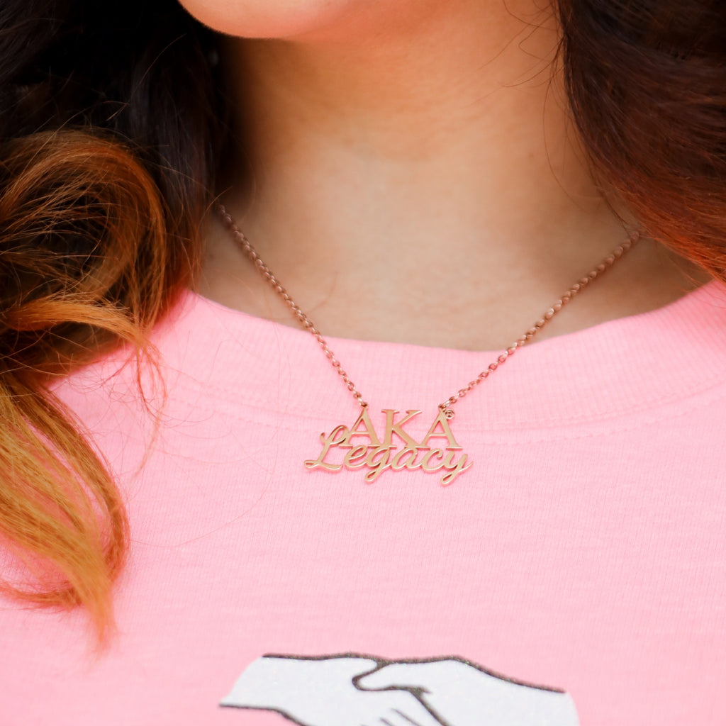 AKA Legacy Necklace - My Greek Boutique