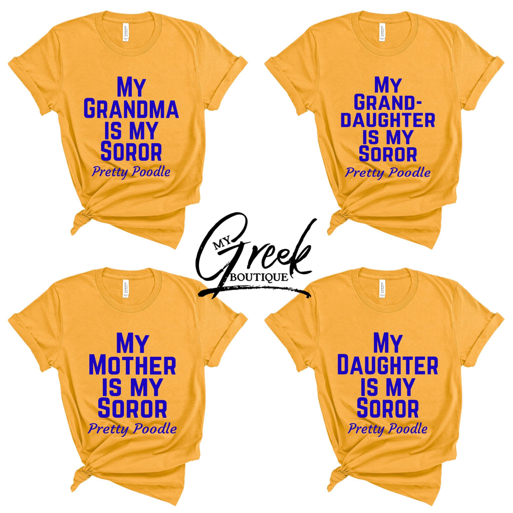 (9 options) Pretty Poodle Legacy T-Shirts - My Greek Boutique