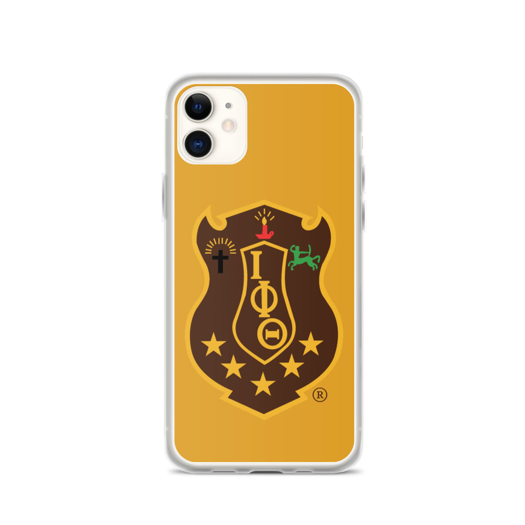 Iota Gold Shield iPhone Case - My Greek Boutique