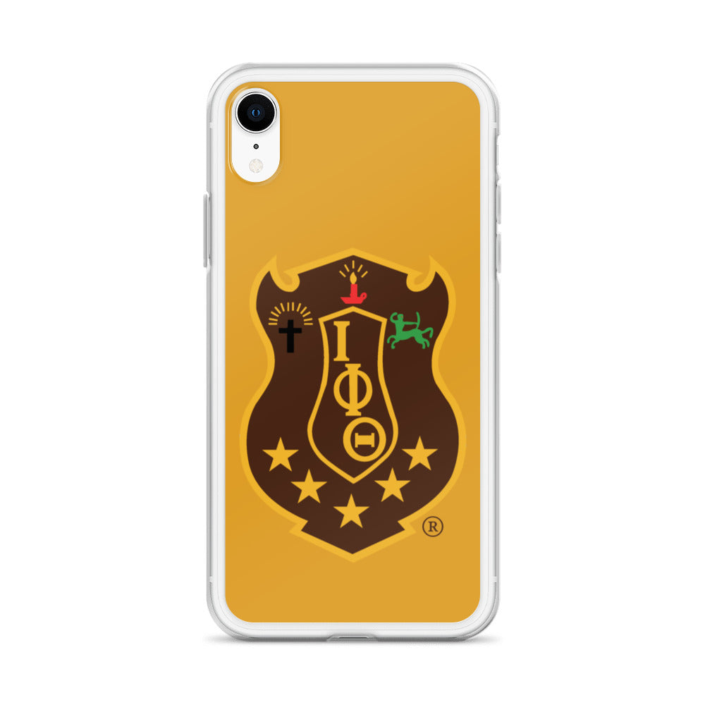 Iota Gold Shield iPhone Case - My Greek Boutique