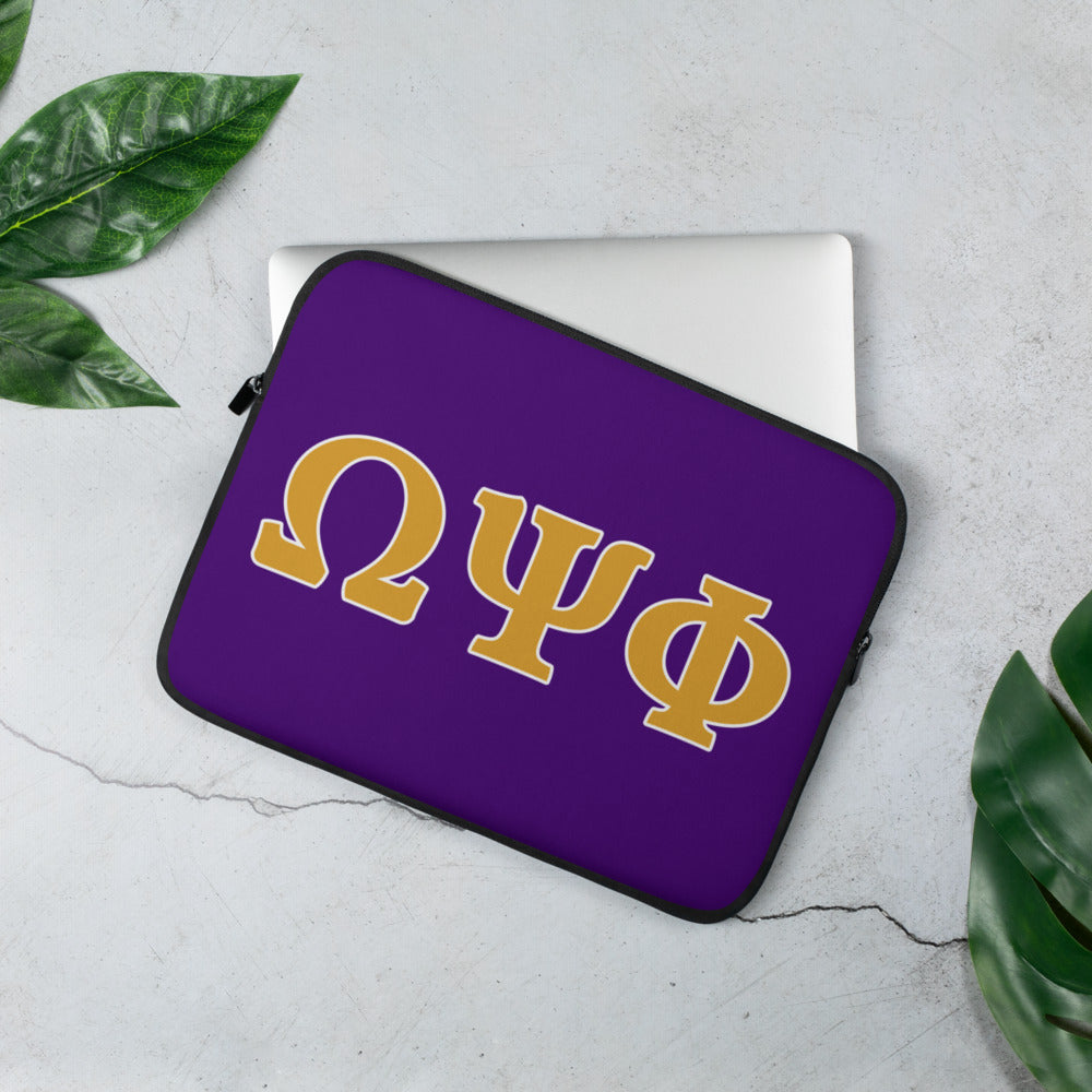 ΩΨΦ Laptop Sleeve - My Greek Boutique