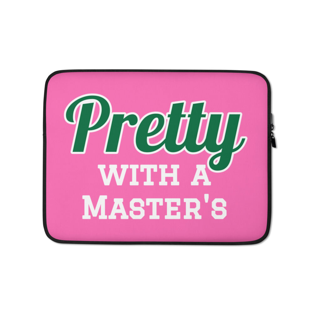 Pretty with a Master's Laptop Sleeve - My Greek Boutique