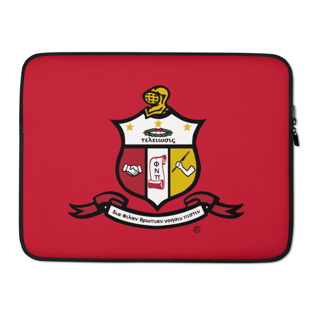 Kappa Coat of Arms Laptop Sleeve - My Greek Boutique