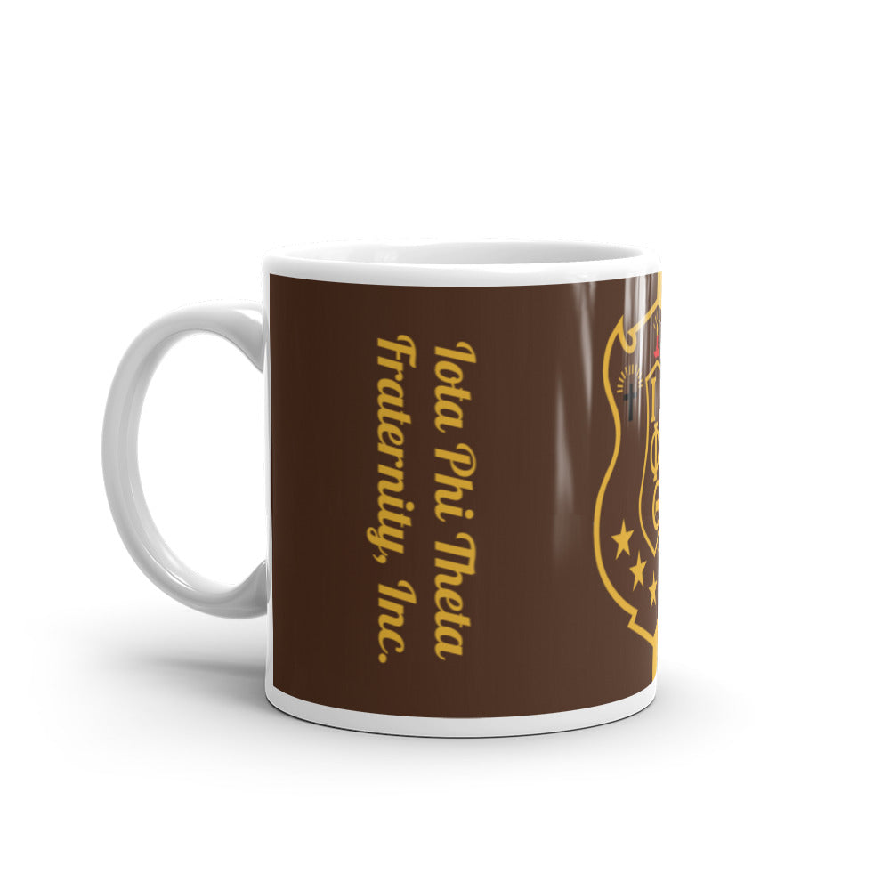 Iota 2-Toned Shield Mug - My Greek Boutique