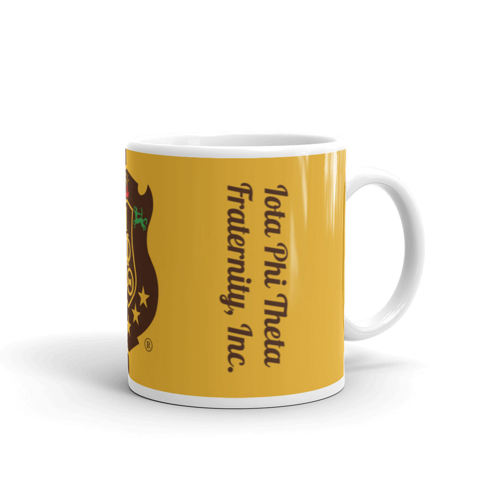 Iota 2-Toned Shield Mug - My Greek Boutique