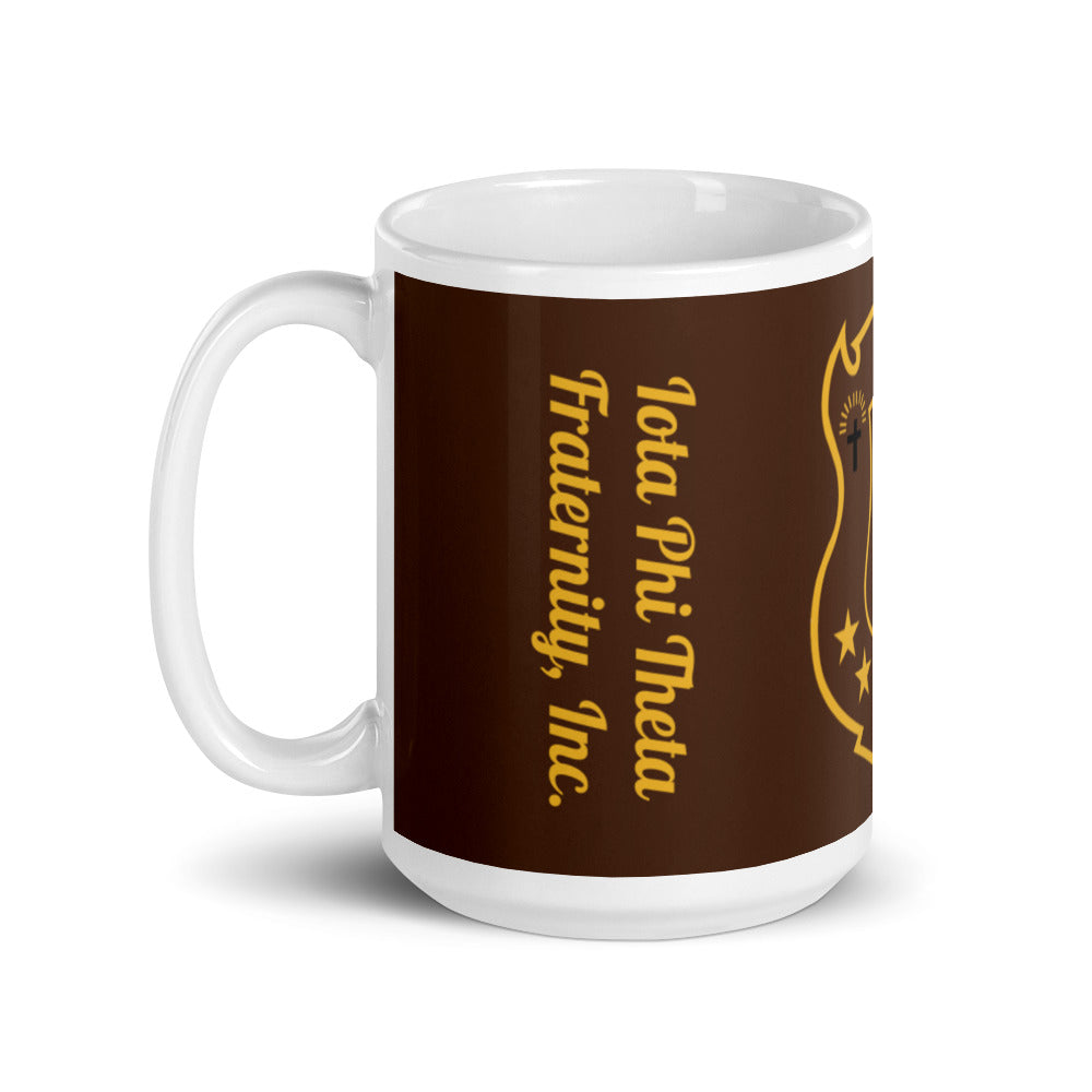 Iota 2-Toned Shield Mug - My Greek Boutique